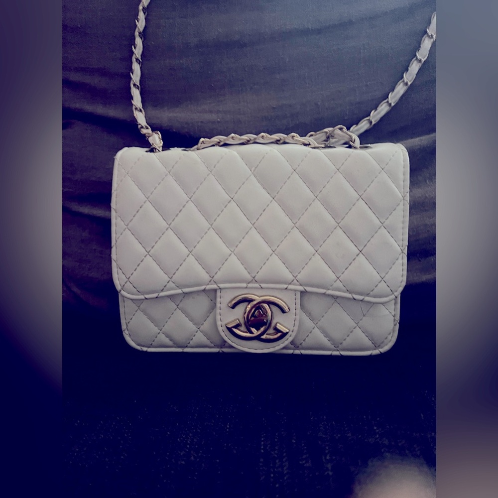 CC white purse